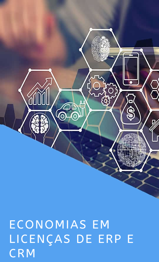 Economia de licenças ERP e CRM
