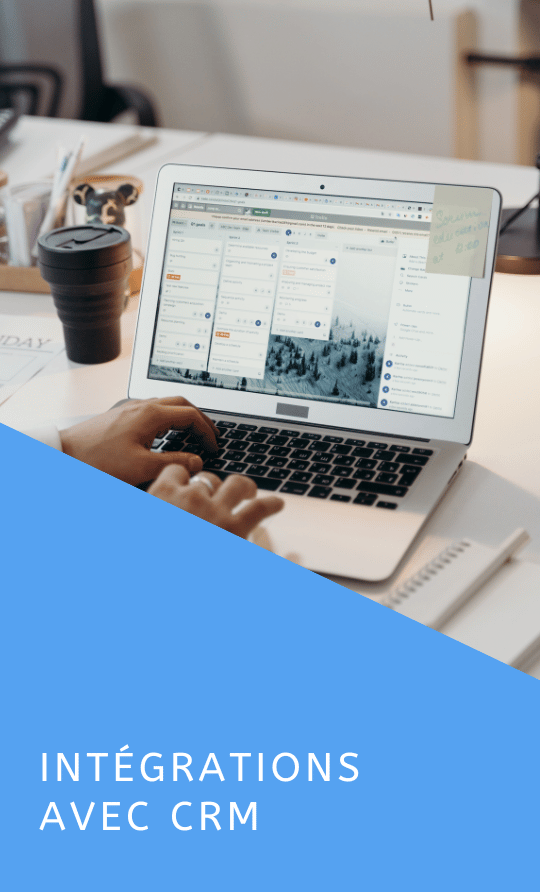 Intégrations de logiciels avec CRM
